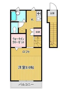 ウイングヒル【2階】の間取り
