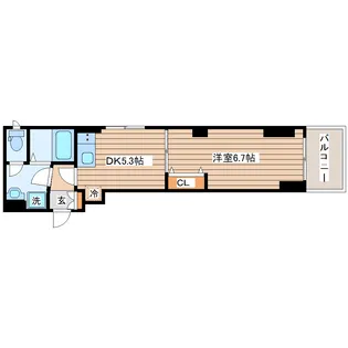 Peace長町【3階】の間取り