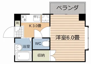 エントピア真砂II【3階】の間取り