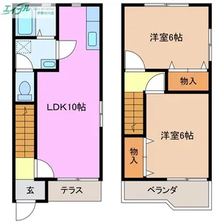 三重県津市一志町日置【一戸建】の間取り
