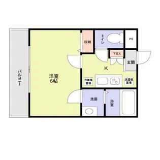 ロータス新綱島【1階】の間取り
