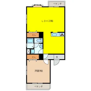 パールハイツ トヨダ【4階】の間取り