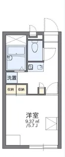 レオパレスドゥジェーム【1階】の間取り