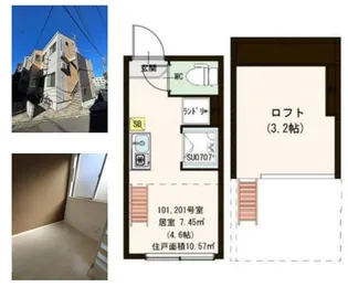 ハーモニーテラス王子【1階】の間取り