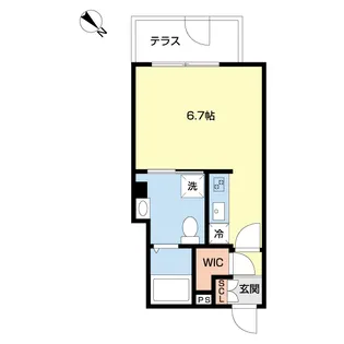 LUORE文京千石【1階】の間取り