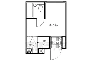 宮の東ハイツ【1階】の間取り