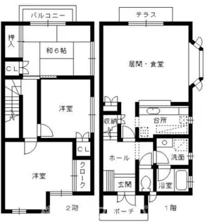 福岡県福岡市南区清水3【アパート】の間取り
