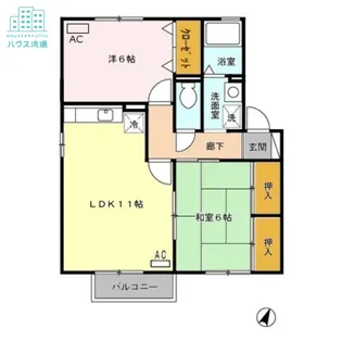 グリーンヒル久原【2階】の間取り