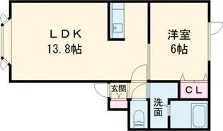 レインボーハウスピオーネ【2階】の間取り