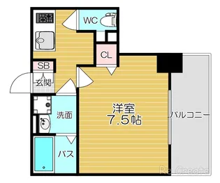 大阪府大阪市東成区玉津2【マンション】の間取り