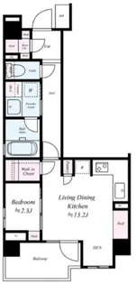 ベルジェンド西日暮里グランセルサス【3階】の間取り