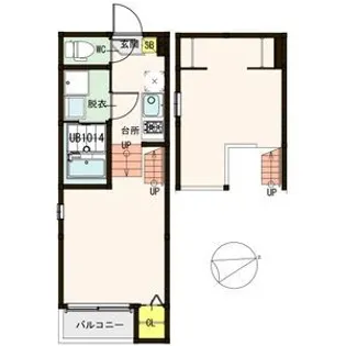 コンフォール仙台若林【2階】の間取り
