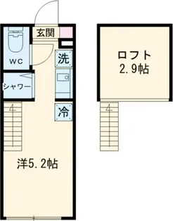 レジデンス・イン初台【2階】の間取り