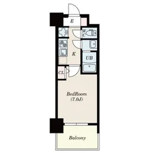 ブランシエスタ加島【5階】の間取り