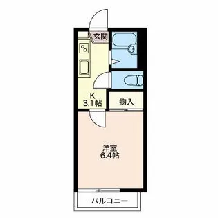 岐阜県岐阜市野一色5【アパート】の間取り