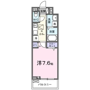 レジデンス 堤【1階】の間取り