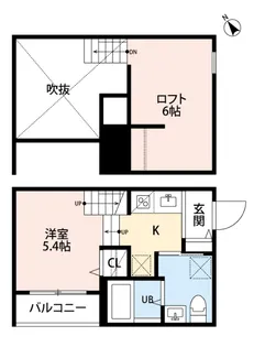 フローラ博多南【1階】の間取り