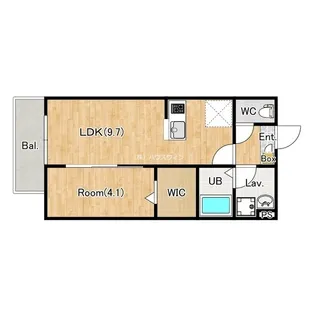 ジーメゾン春日部小渕【2階】の間取り