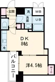 クレストコート錦糸町【5階】の間取り