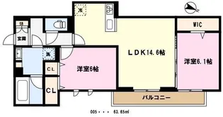 マルシェル館浦和美園【1階】の間取り