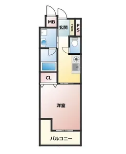 兵庫県神戸市中央区日暮通4【マンション】の間取り