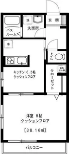 オンディーヌ【2階】の間取り