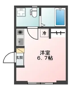 Glanz千石II【1階】の間取り