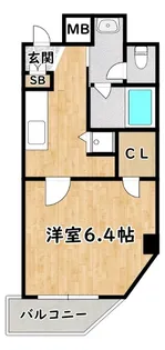 ルミエール加島【3階】の間取り