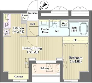 T.brand世田谷-ティーブランド世田谷-【9階】の間取り