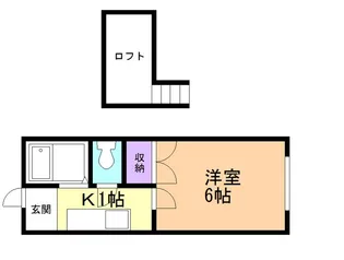 アーバンシティ南光台B棟【2階】の間取り