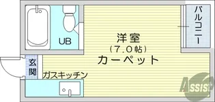 遠藤コーポ【3階】の間取り