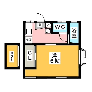 ヤングハイツ【2階】の間取り