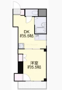 キャステル3【3階】の間取り