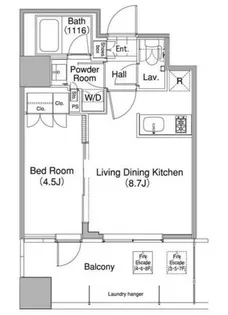 コンフォリア東池袋WEST【7階】の間取り