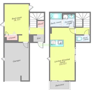 宮城県仙台市宮城野区平成1【一戸建】の間取り