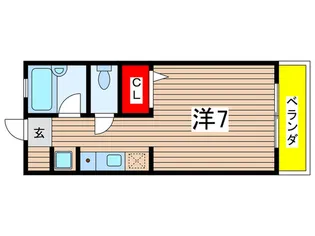 ハイツプレステージ【1階】の間取り