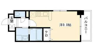 アッシュコート夙川公園【4階】の間取り