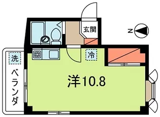 東京都杉並区高円寺南1【マンション】の間取り