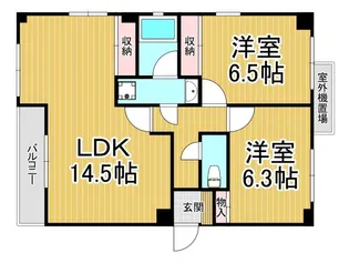 フォルム夙川グランデ【2階】の間取り