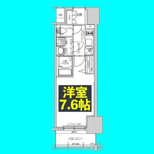 エスリード葵桜通り【9階】の間取り