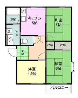 セピアコーポA棟【2階】の間取り