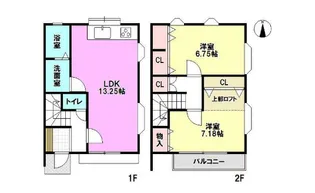 神奈川県藤沢市辻堂元町3【一戸建】の間取り