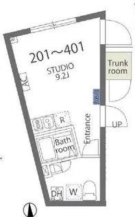 アヴァンタージュ大井町【2階】の間取り