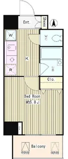 メゾン・ド・ピュア府中【12階】の間取り