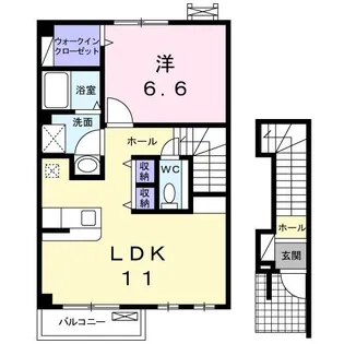 グラン クロシェット【2階】の間取り