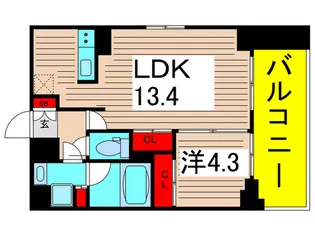 ORSUS UMEJIMA【4階】の間取り