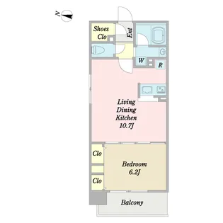 ケンジントンマンション千葉中央【6階】の間取り