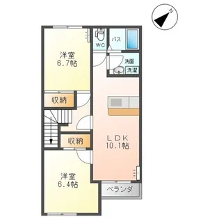 カンタービレ【2階】の間取り