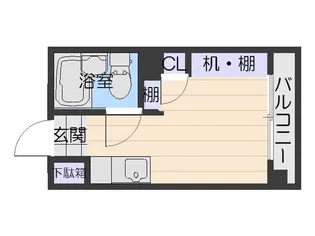 西光園【3階】の間取り