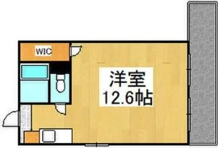 ハイツ五條【2階】の間取り